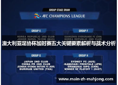 澳大利亚足协杯加时赛五大关键要素解析与战术分析 澳大利亚足协杯加时赛五大关键要素解析与战术分析